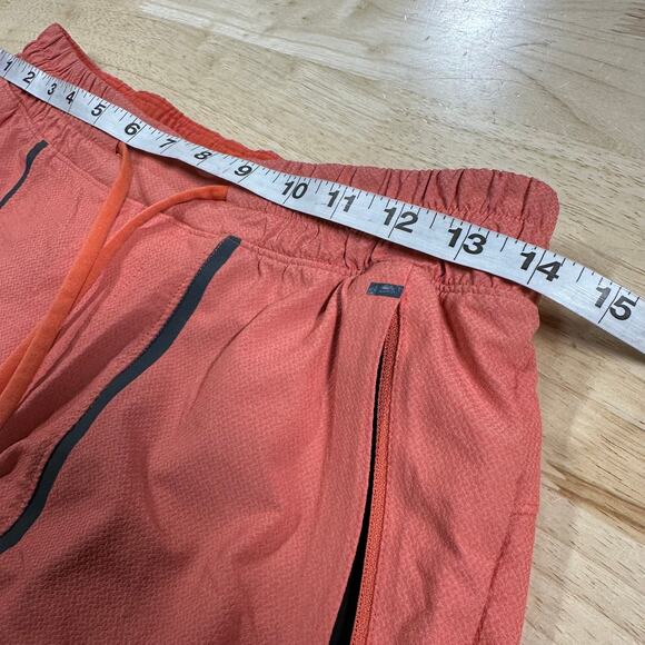 Lululemon SeaWheeze Surge Lined Short Reflective Orange Men's Size Small EUC - Picture 4 of 6